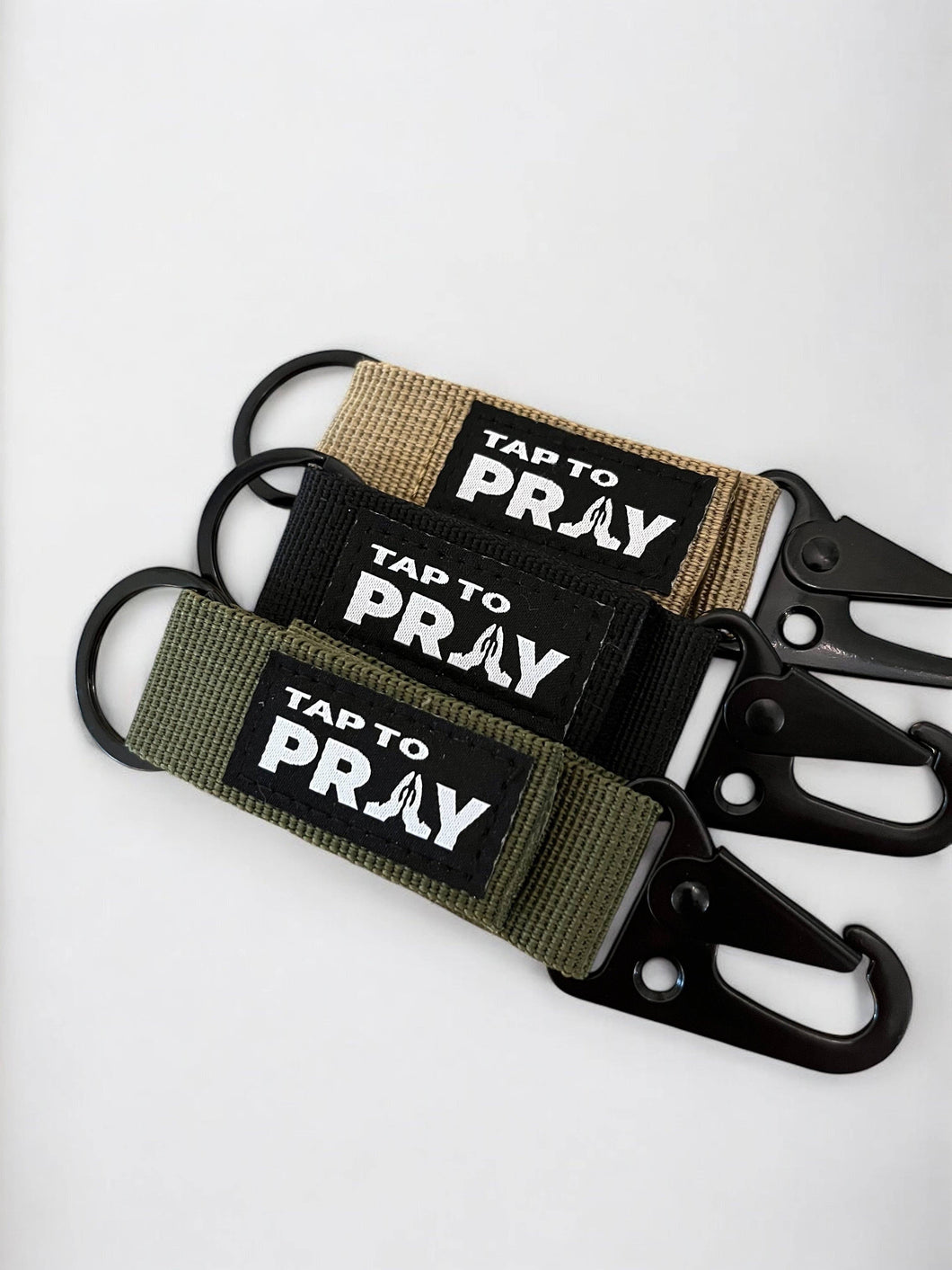 Tap To Pray™ Carabiner Keychain