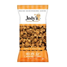 Load image into Gallery viewer, Recipe 53 Caramel Corn 7 oz Clear Printed Bags - 12 pk
