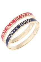 Load image into Gallery viewer, Ole Miss Hinge Bangle
