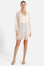 Load image into Gallery viewer, JP5204 Emery Tassel Tie Knot Lace Cover Up - South Main Boutique
