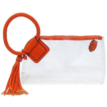 Load image into Gallery viewer, Clear Tassel Red
