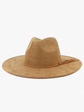 Load image into Gallery viewer, Atlas Suede Fedora Tan
