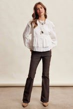 Load image into Gallery viewer, Embroidered Peplum
