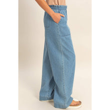Load image into Gallery viewer, Wide-Leg Denim Pants
