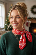 Load image into Gallery viewer, Christmas Bandana: Red
