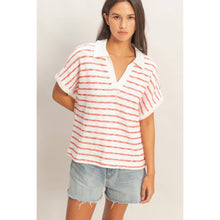 Load image into Gallery viewer, RED Collared Knit

