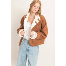 Load image into Gallery viewer, Reversible Suede &amp; Sherpa
