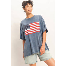 Load image into Gallery viewer, Mineral Washed Flag USA
