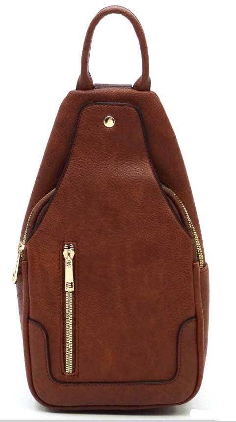 Sling Backpack Brown