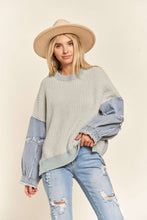 Load image into Gallery viewer, DENIM SWEATER
