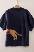 Load image into Gallery viewer, Dog Graphic SS NAVY
