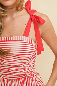 TIE STRIPED MAXI