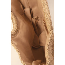 Load image into Gallery viewer, Half Moon Straw Tote Bag: IV - South Main Boutique
