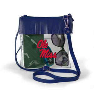 Ole Miss Fringed Bag