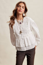 Load image into Gallery viewer, Embroidered Peplum
