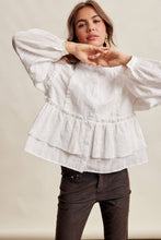 Load image into Gallery viewer, Embroidered Peplum
