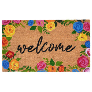 Roses Welcome Doormat