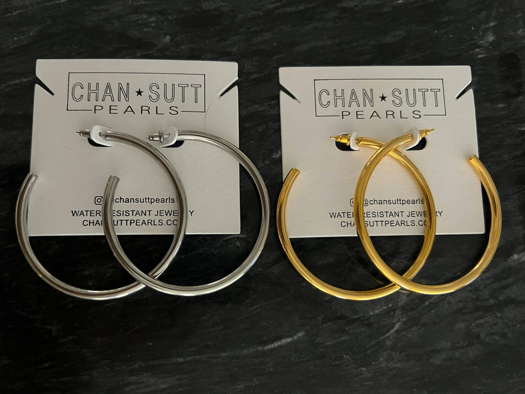 LARGE HOOPS Yellow Gold