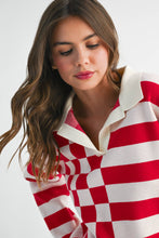 Load image into Gallery viewer, Bethany Red/White
