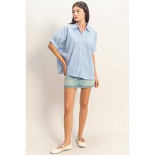 Load image into Gallery viewer, Striped SS BLUE

