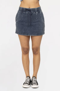 Mini Black Skort