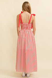 TIE STRIPED MAXI