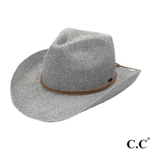 Load image into Gallery viewer, Sequin Red Cowboy Hat
