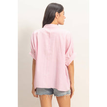 Load image into Gallery viewer, Striped SS Button PINK
