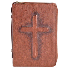 Load image into Gallery viewer, Bible Cover Cross Large - South Main Boutique
