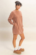 Load image into Gallery viewer, Sweatshirt Dress CHESTNUT
