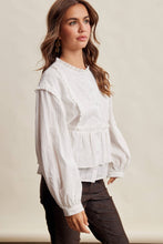 Load image into Gallery viewer, Embroidered Peplum
