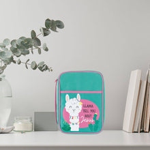 Load image into Gallery viewer, Bible Cover Llama
