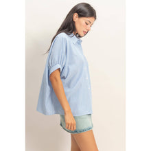 Load image into Gallery viewer, Striped SS BLUE
