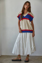 Load image into Gallery viewer, Striped V-Neck Vest
