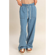 Load image into Gallery viewer, Wide-Leg Denim Pants
