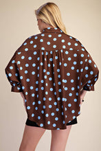 Load image into Gallery viewer, Polka Dot BROWN BLUE
