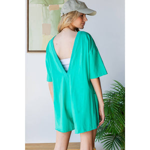 Apple Green Romper