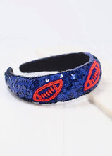 Load image into Gallery viewer, Punt Football Sequin Headband
