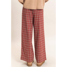 Load image into Gallery viewer, DK RED Plaid Pants
