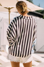 Load image into Gallery viewer, Striped BLUE CHARCOAL
